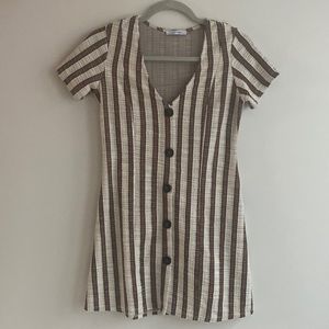 Zara stripped mini dress